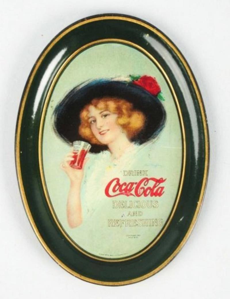 1913 Tin Coca-cola Tip Tray Value & Price Guide