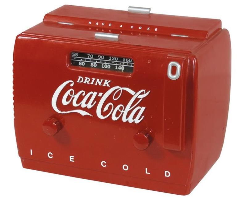 Coca-Cola Cooler Radio, mfgd by Point of Purchase