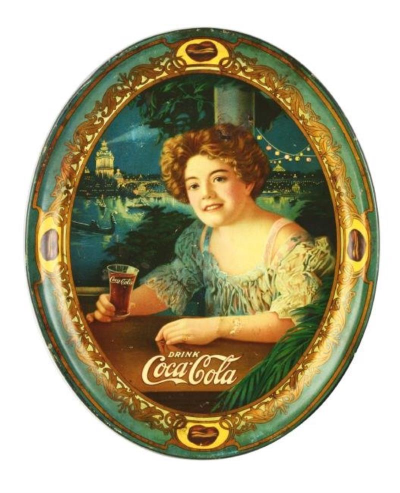 1909 Coca-Cola Serving Tray.