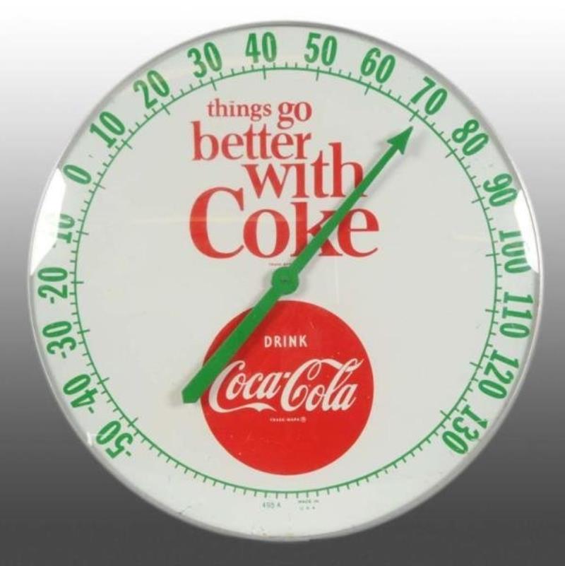 Coca-Cola Dial Thermometer.