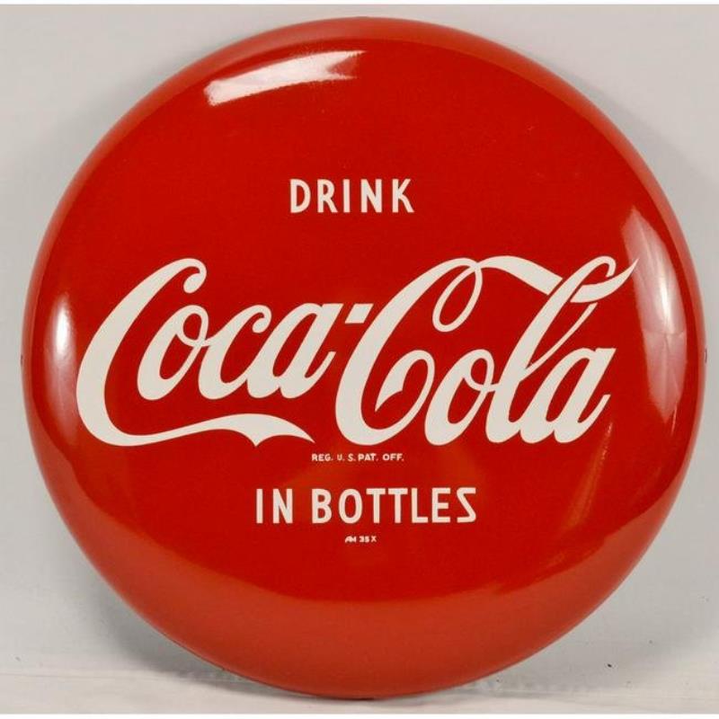 16" Coca-Cola Button (Disc) Sign