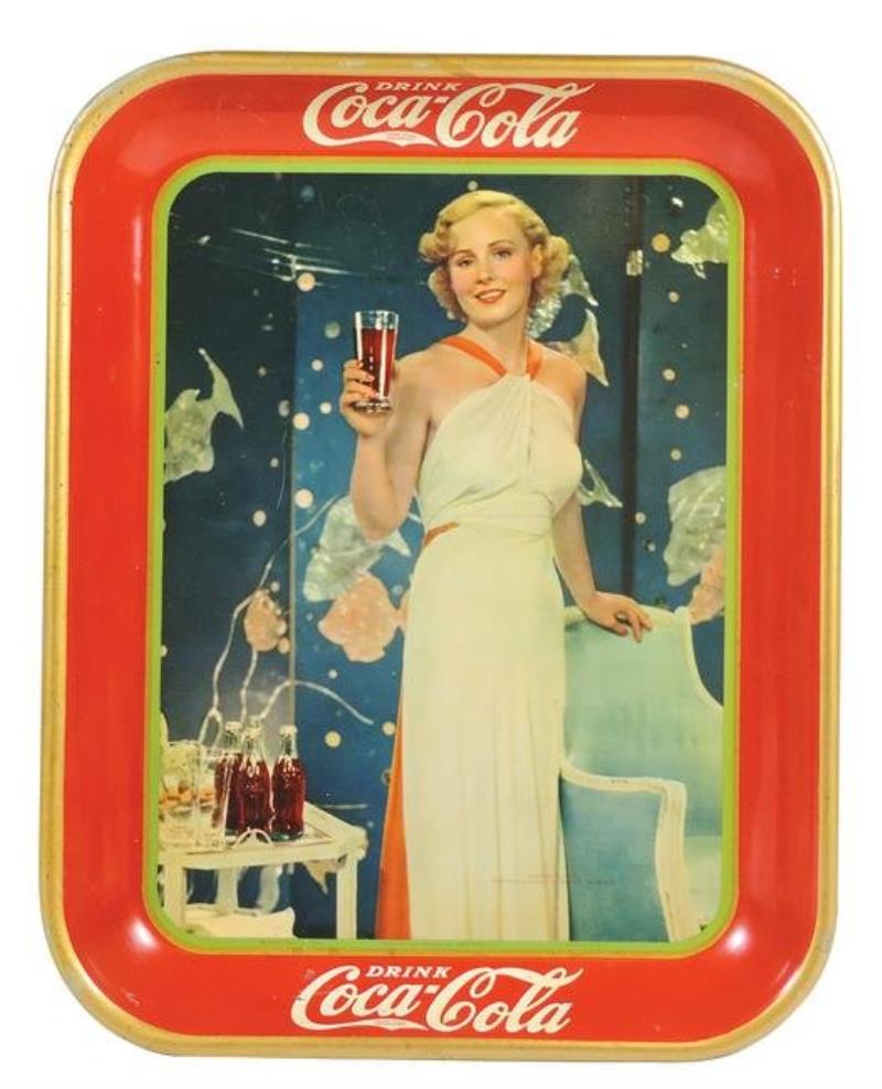 Coca-Cola Serving Tray, 1935, Madge Evans