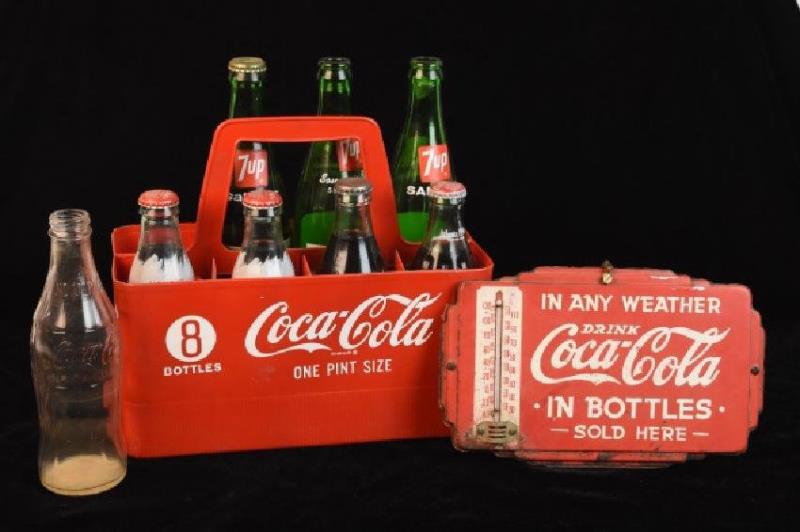 Double Sided Coca Cola & 7up Advertisement