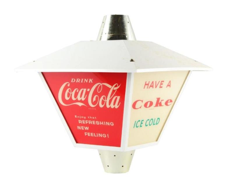 1960's Coca-Cola Plastic Lighted Lantern.