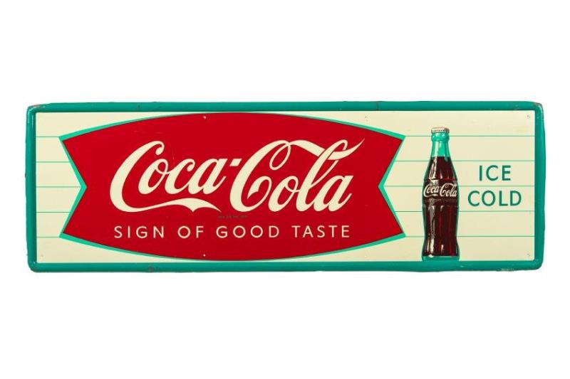Coca Cola Sign Of Good Taste Tin Sign