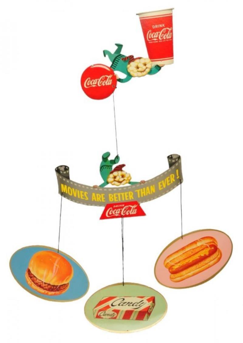 1960's Coca - Cola Cardboard Mobile