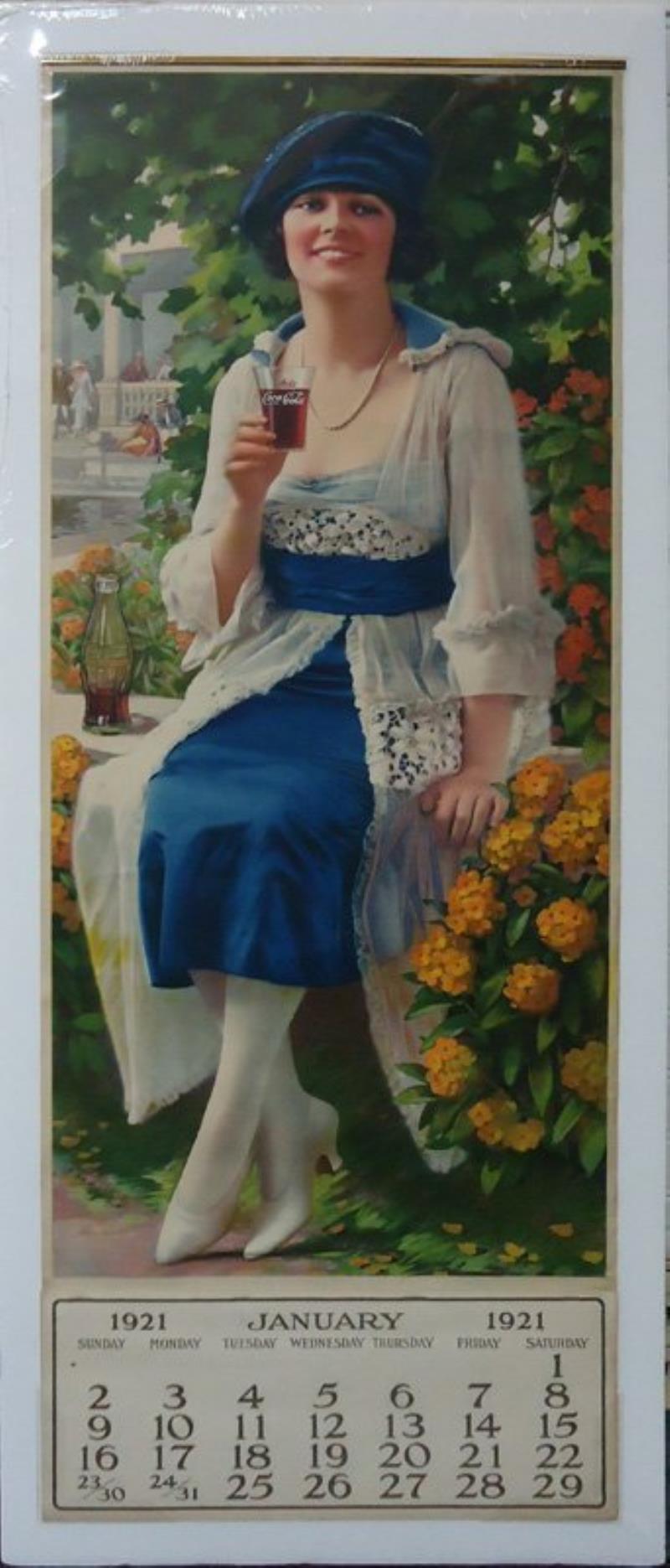 COCA-COLA CALENDAR 1921