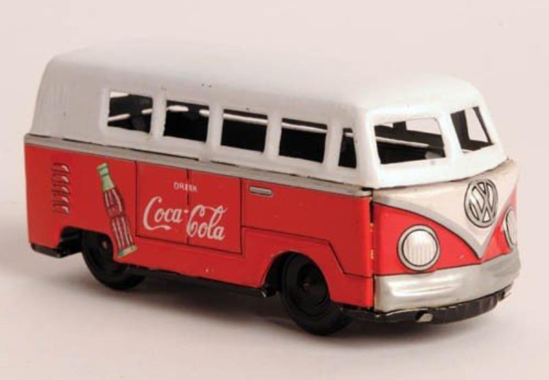 c1950 Coca-Cola VW Bus tin litho