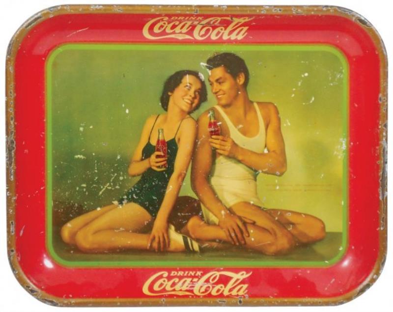 Coca-Cola serving tray, c.1934, Maureen O'Sullivan &