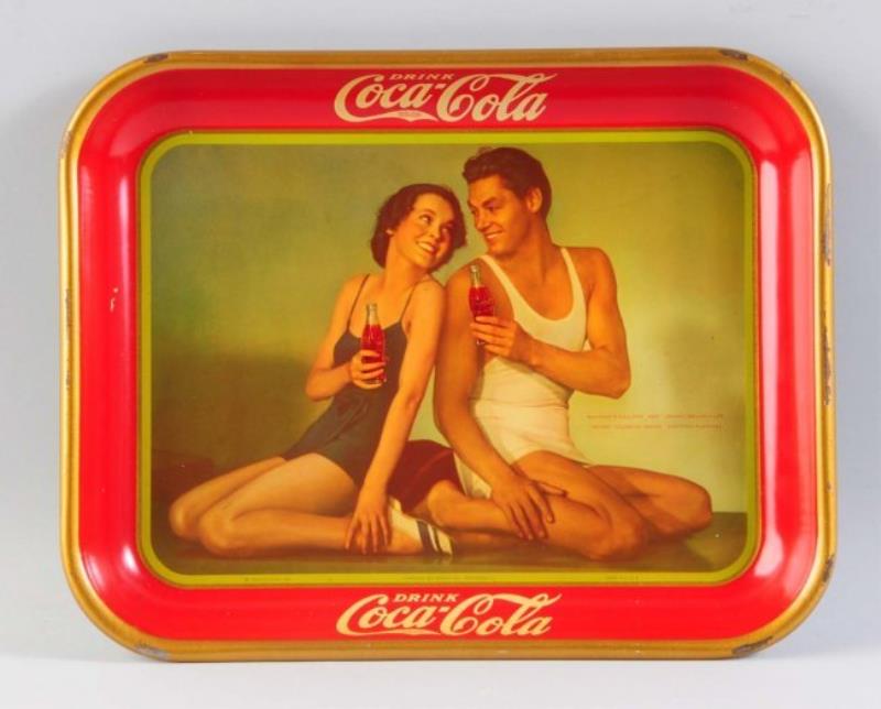 1934 Coca - Cola Serving Tray.