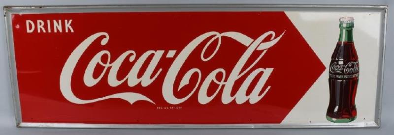 1953 DRINK COCA COLA TIN SIGN