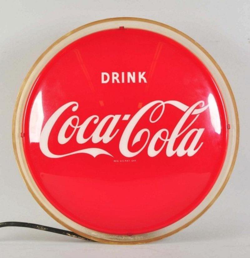 Coca-Cola Lighted Wall Sign.