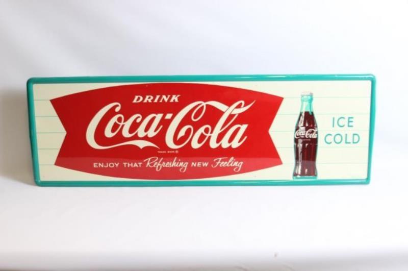 Drink Coca Cola Fishtail Sign