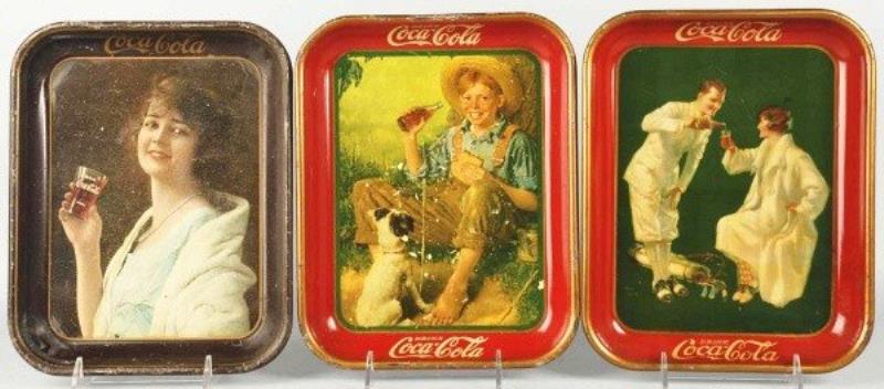 Assorted Coca-Cola Serving Trays
