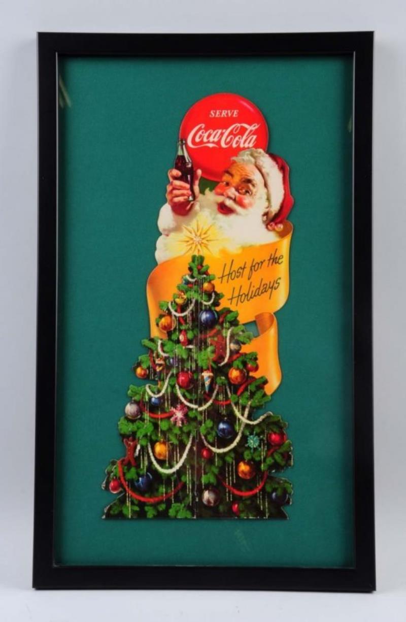 1951 Coca-Cola Santa Stand Up Display.