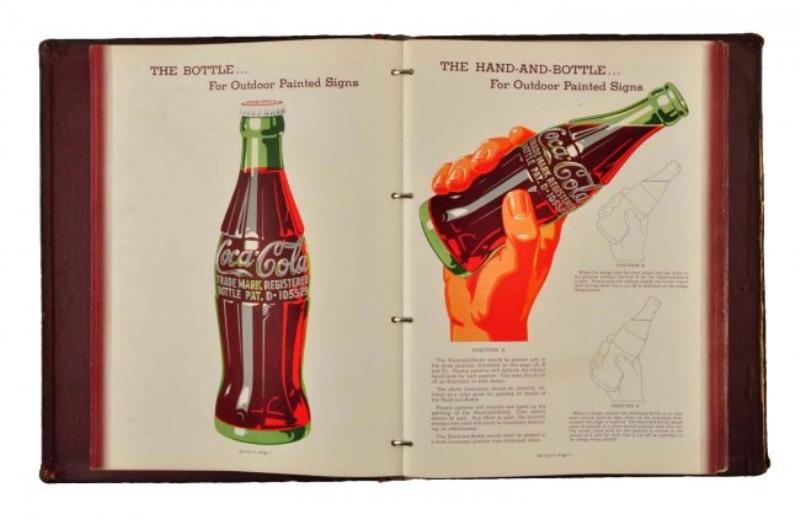 1930's Coca - Cola Large Advertising Manual.