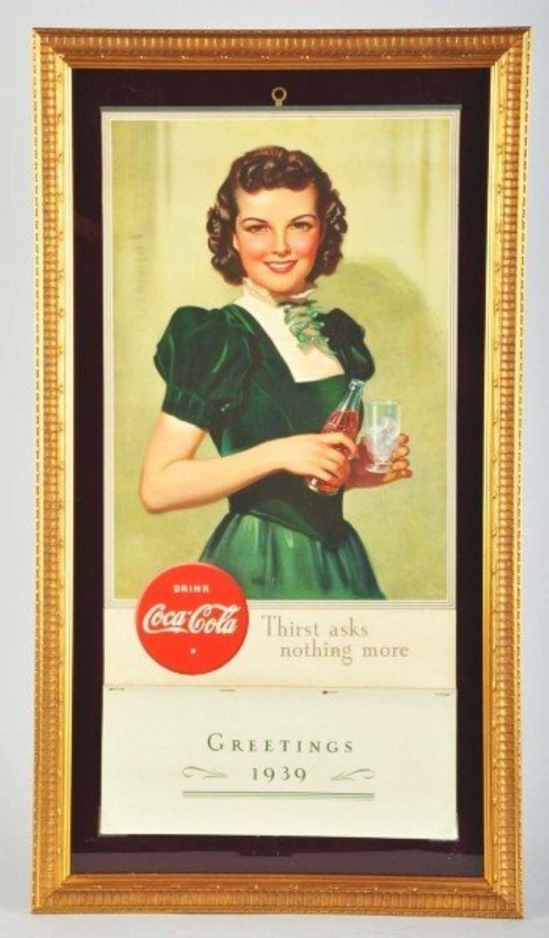 1939 Coca-Cola Calendar.