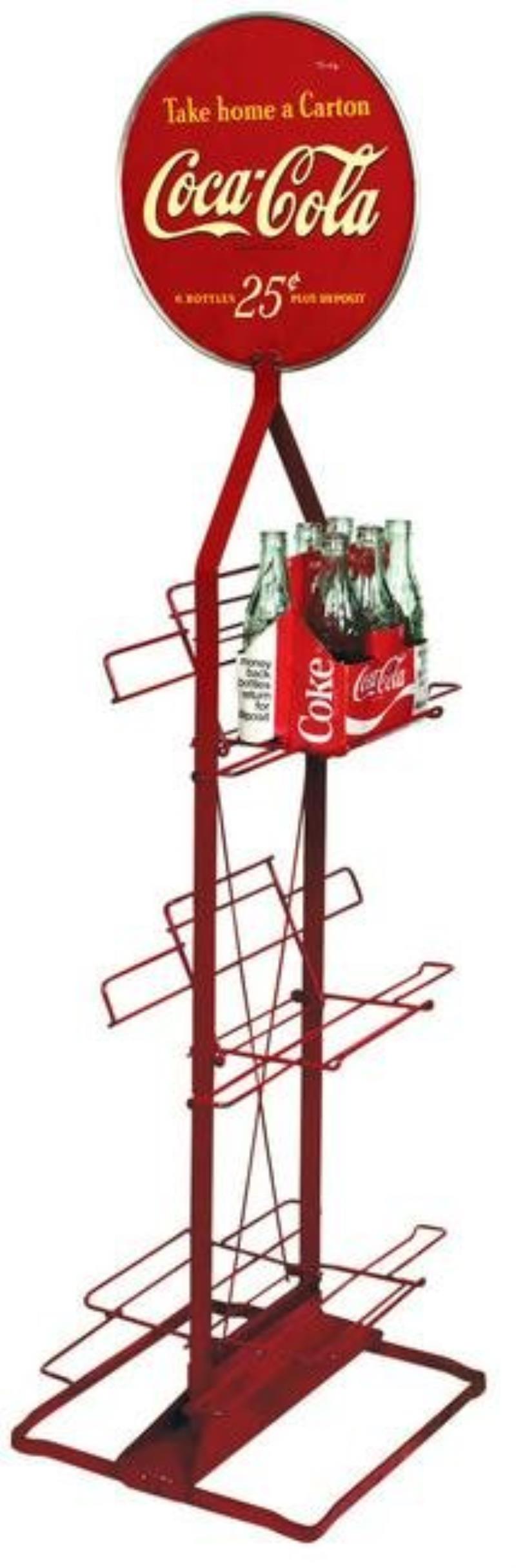 Coca-Cola Bottle Rack, Take Home A Carton, 25 Cents