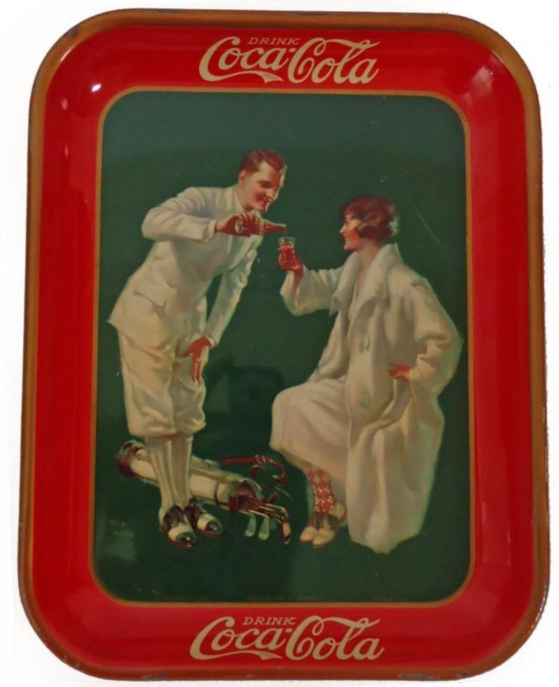 COCA-COLA SERVING TRAY 1926