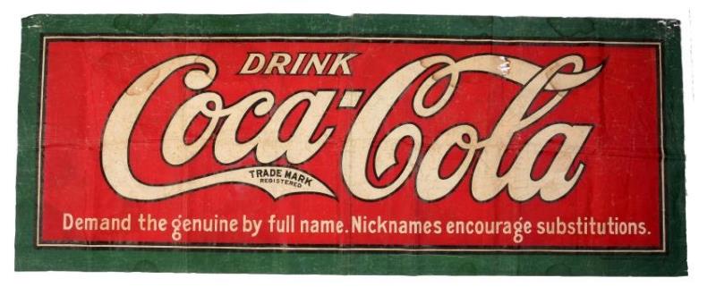 Early Coca-Cola Banners, Signs & Kite Value & Price Guide