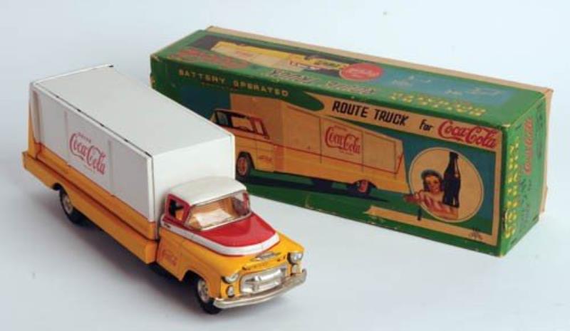 1950's Coca-Cola Delivery truck, tin litho