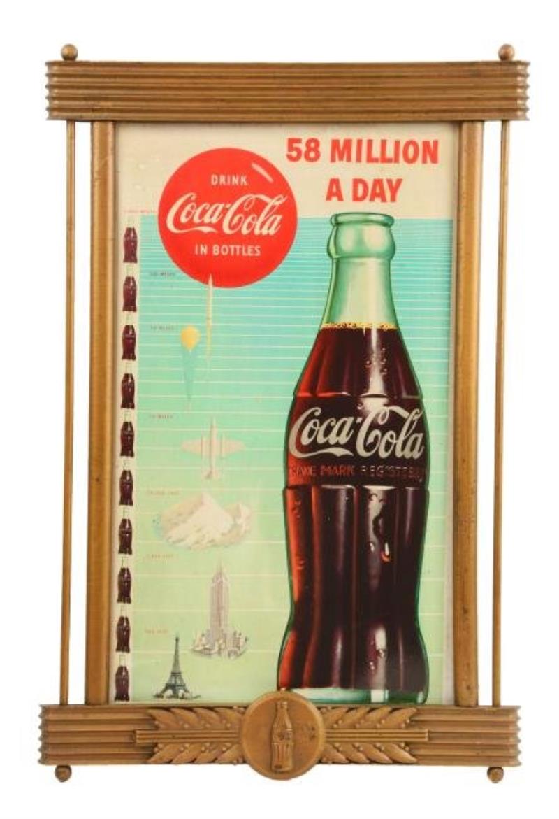 Kay Display Coca-Cola Cardboard Sign