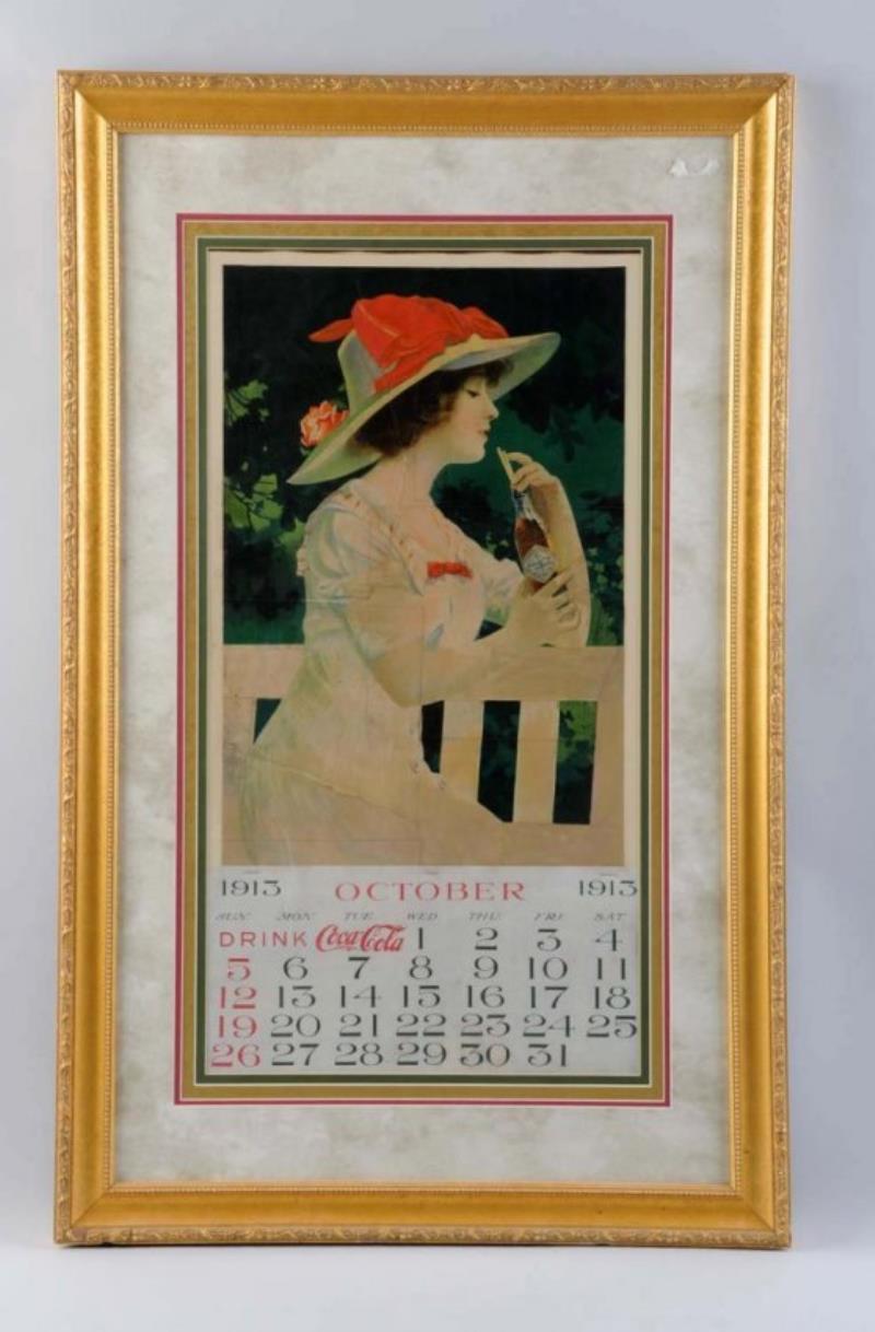 1913 Coca-Cola Large Calendar.