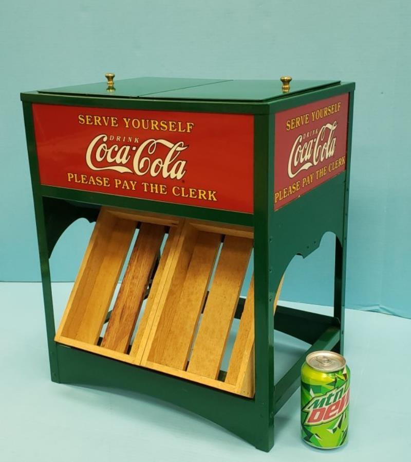 Coca Cola Glascock Salesman Cooler Reproduction