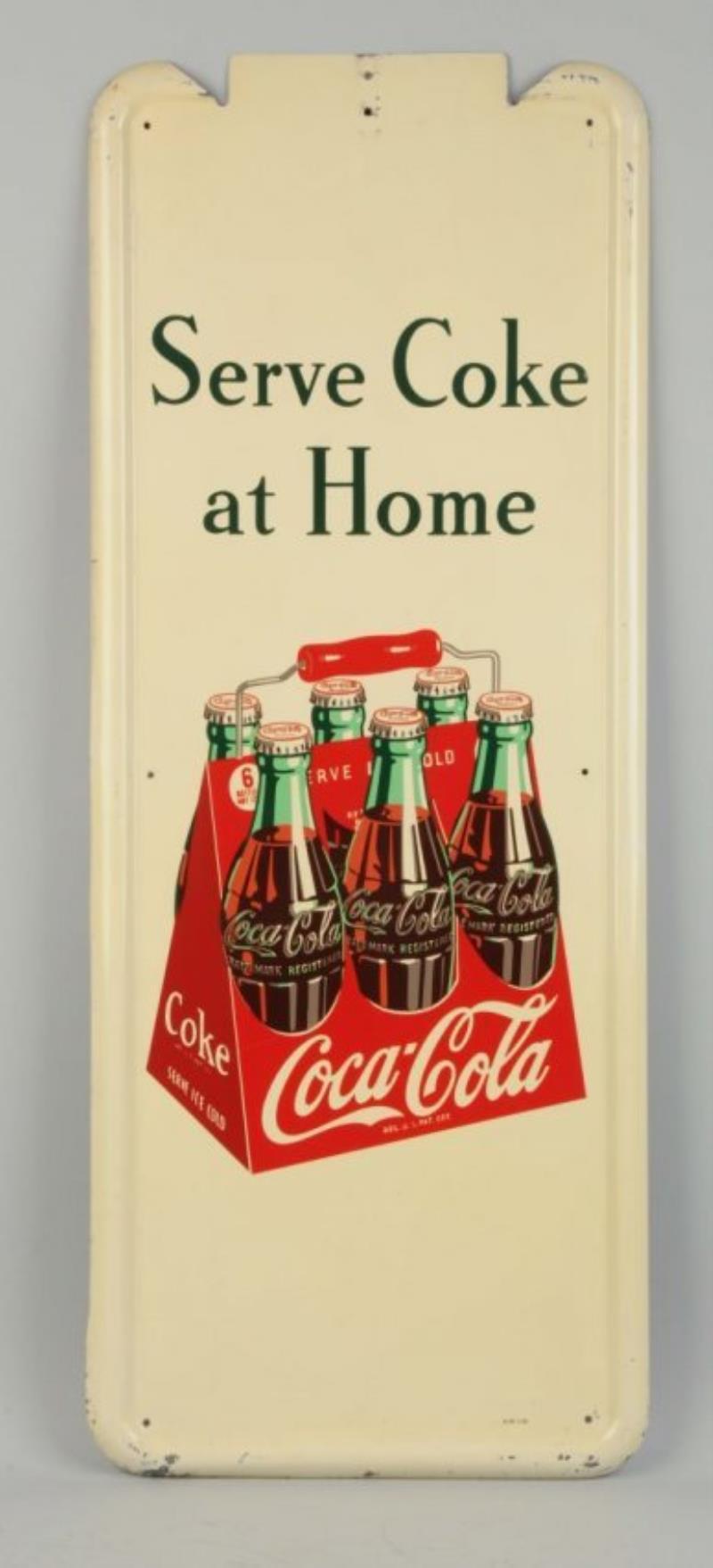 Coca-Cola Sign Self Framed Advertising Sign.