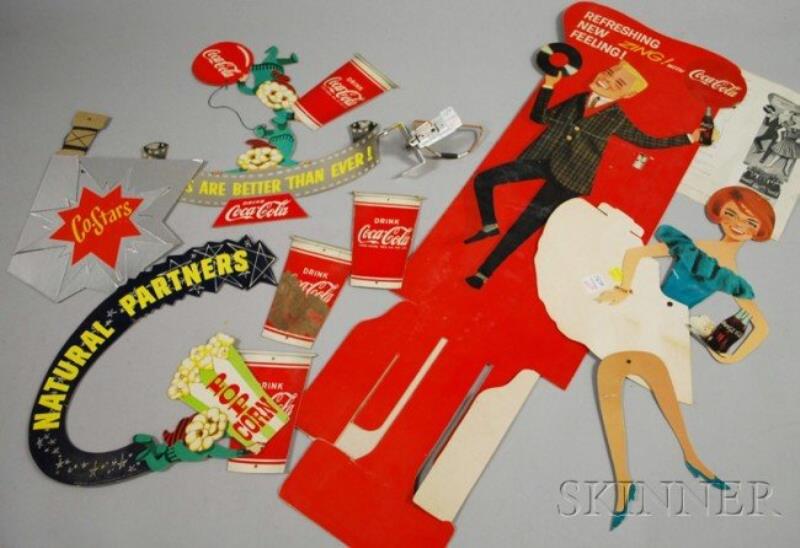 Coca-Cola Die-cut Cardboard "Co-Stars" Mobile and