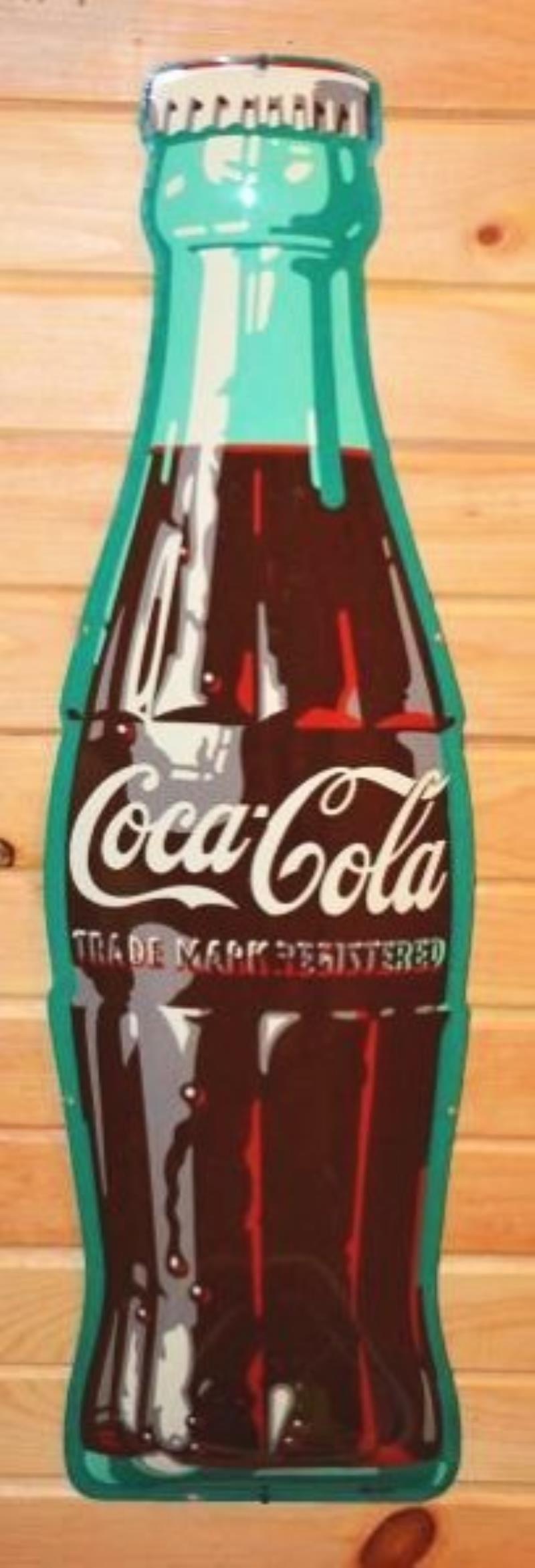 Coca-Cola Die-Cut Convex Sign