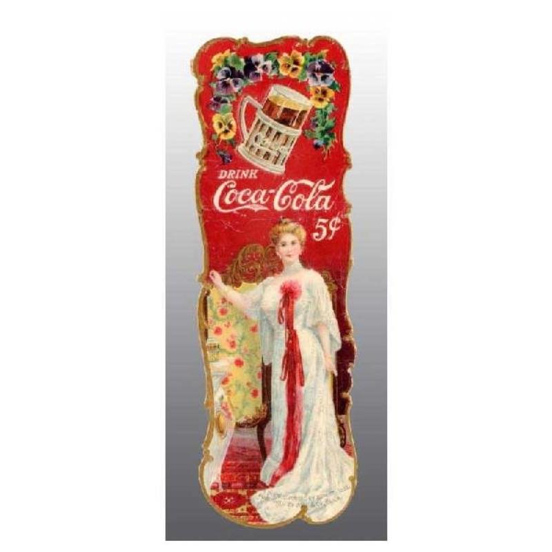 Cardboard Coca-Cola Bookmark