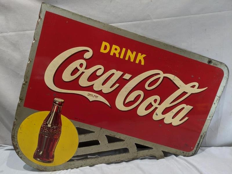 Double Sided Coca-Cola Flange Sign Value & Price Guide