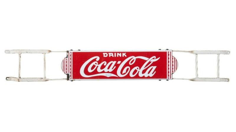 Coca Cola Porcelain Door Push
