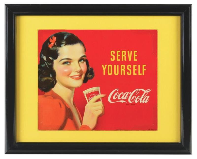 1948 Have A Coke Cardboard Coca-Cola Sign Value & Price Guide