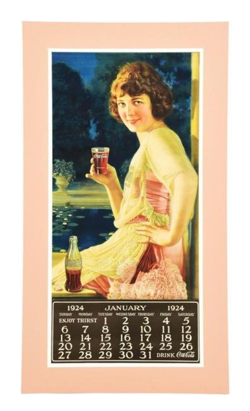 1924 Coca Cola Calendar Value & Price Guide