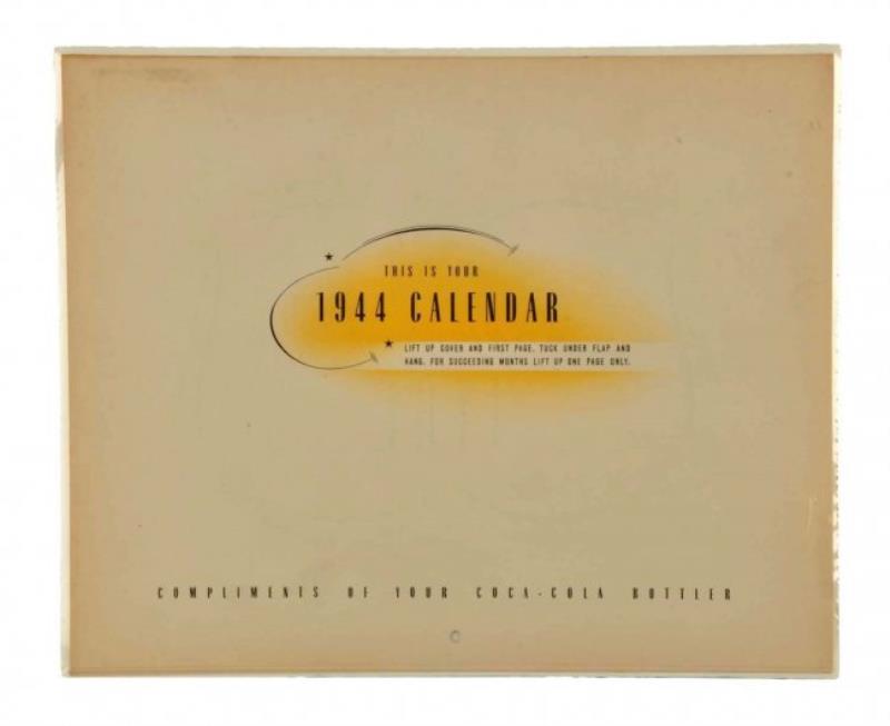 1944 Coca - Cola Calendar