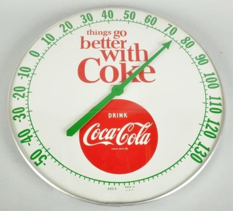 Go Coca-Cola Pam Thermometer.
