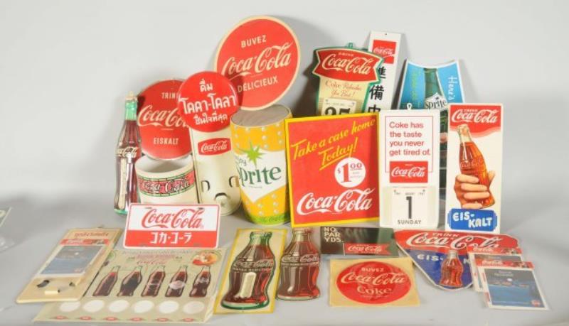 Large Lot Of Coca-Cola Advertising Pieces