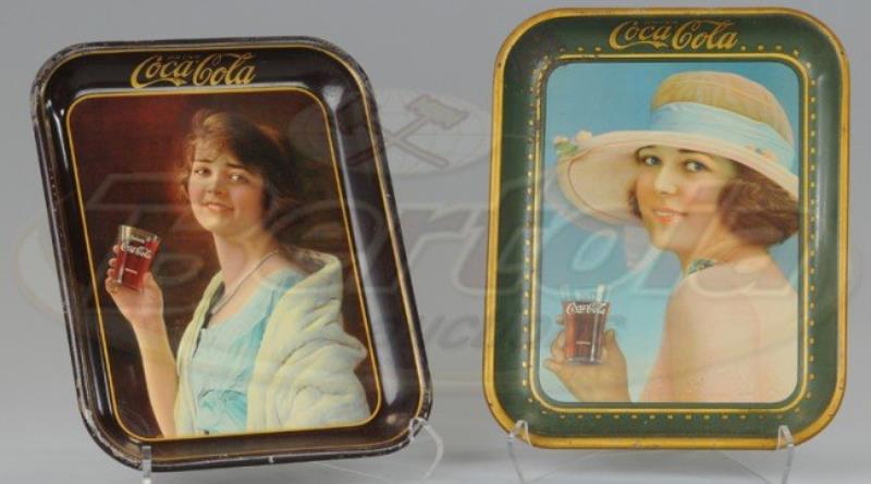 1922 AND 1923 COCA-COLA TRAYS