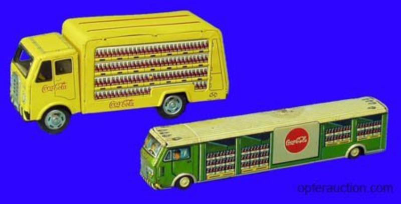 COCA-COLA TOY DELIVERY TRUCKS