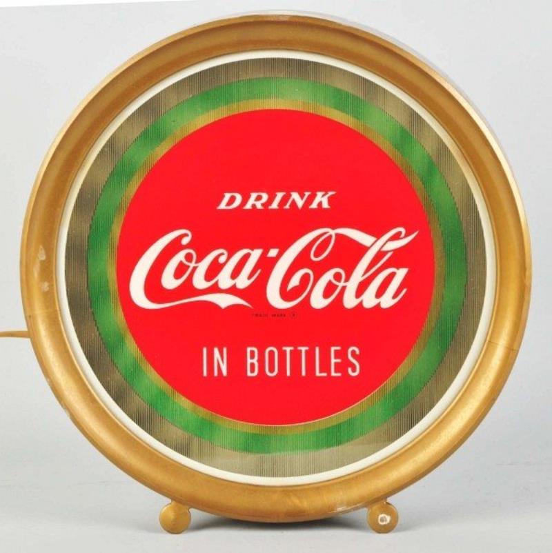 Coca-Cola Lighted Counter Sign.