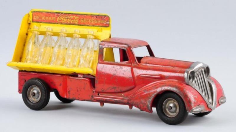 Early Pressed Steel Metalcraft Coca - Cola Truck
