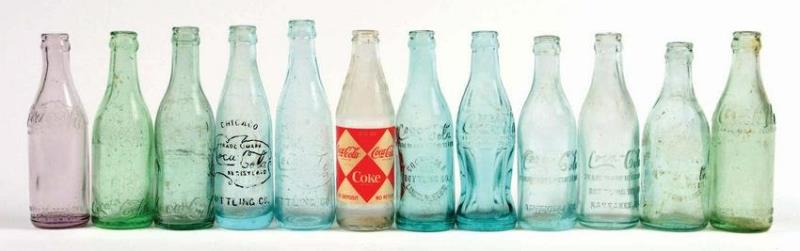MISCELLANEOUS COCA-COLA BOTTLES.