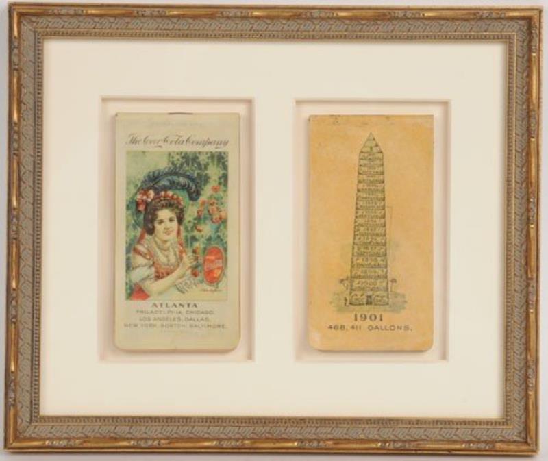 1902 COCA-COLA CELLULOID SMALL NOTEBOOK