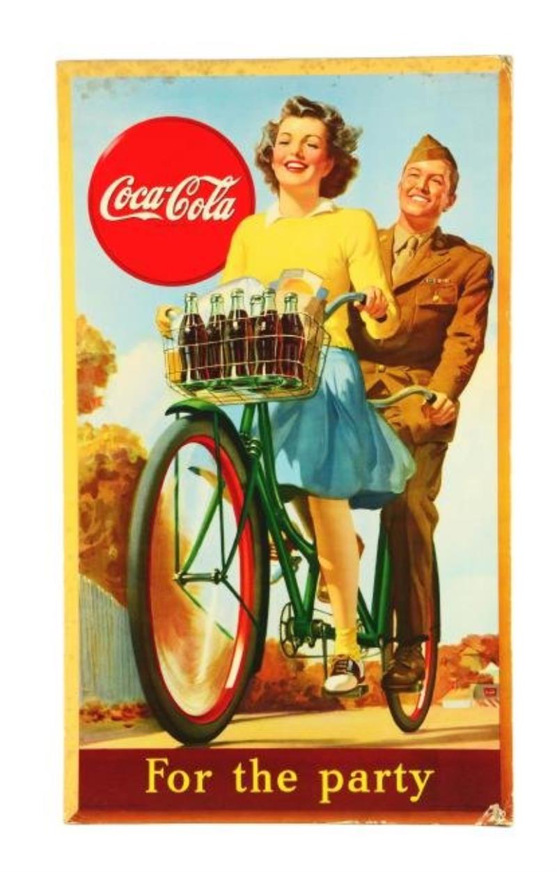 1945 Coca-Cola For the Party Small Poster.