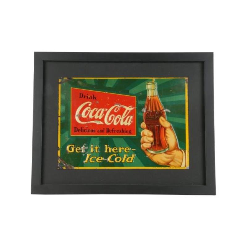 Coca-Cola Tin Litho Sign