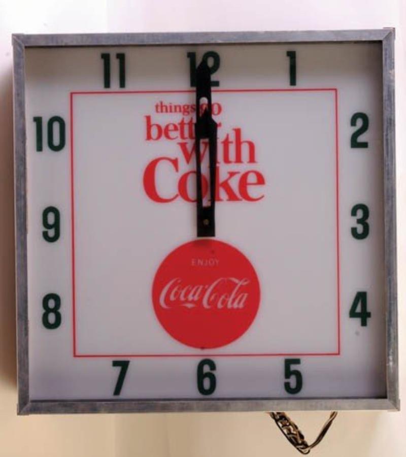 1960 Coca-Cola clock in original box