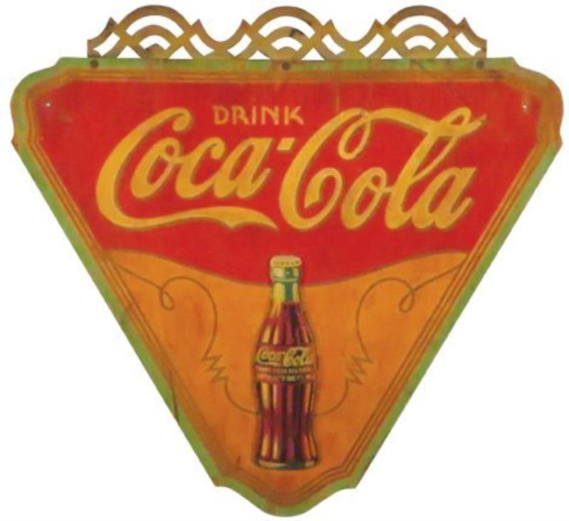Coca Cola K-Display Wood Sign