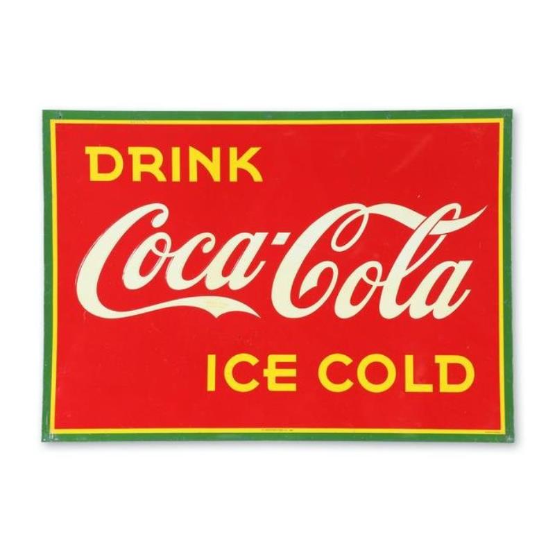 Coca-Cola Tin Litho Sign